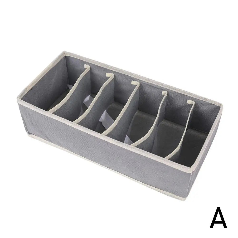 Underwear Drawer Organizer Boxes - Non-Woven 6, 7, 8 & 24 Grid Storage for Socks, Bras & Ties, Closet, Everstock