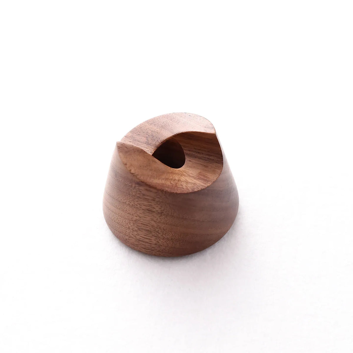 Walnut Wood Pen Holder Stand - Square Desk Organizer and Fountain Pen Rest for Home Office and Study, Everstock