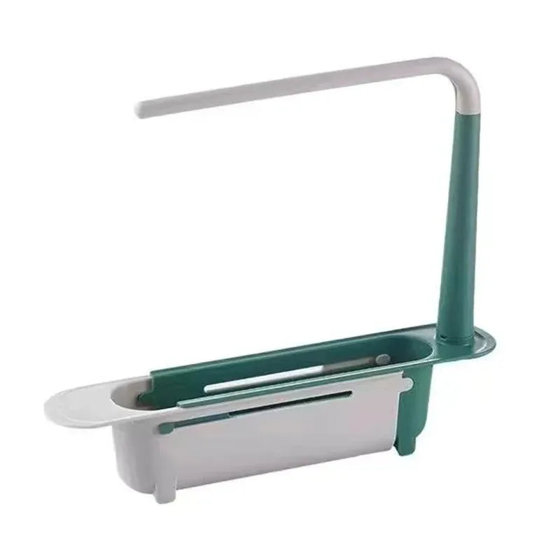 Expandable Sink Organizer Rack - Telescopic Shelf for Soap, Sponges & Towels Over the Faucet, Kitchen, Everstock