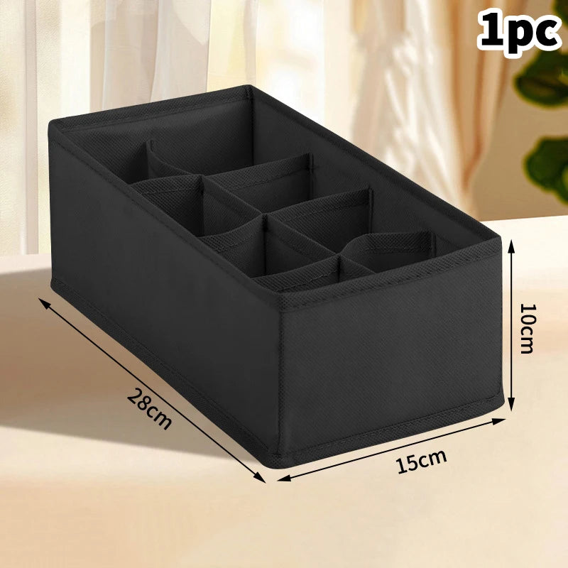 Wardrobe Drawer Organizer Set - Foldable Fabric Dividers for Clothing, Underwear, Socks & Bra Storage, Everstock