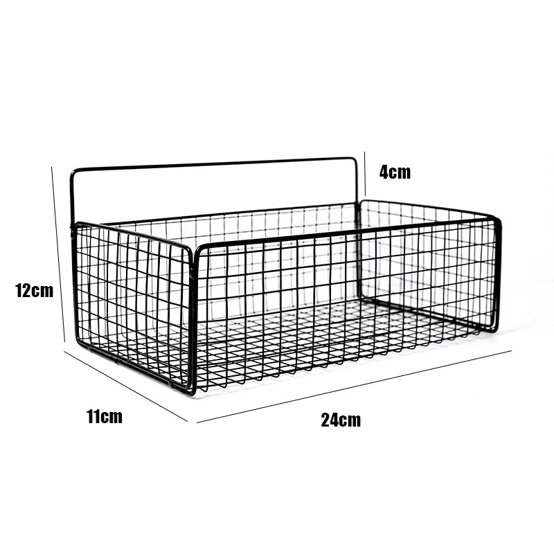 Wall-Mounted Storage Rack - No-Drill Iron Shelf for Coats, Caps & Everyday Essentials in Bedroom & Entryway, Everstock