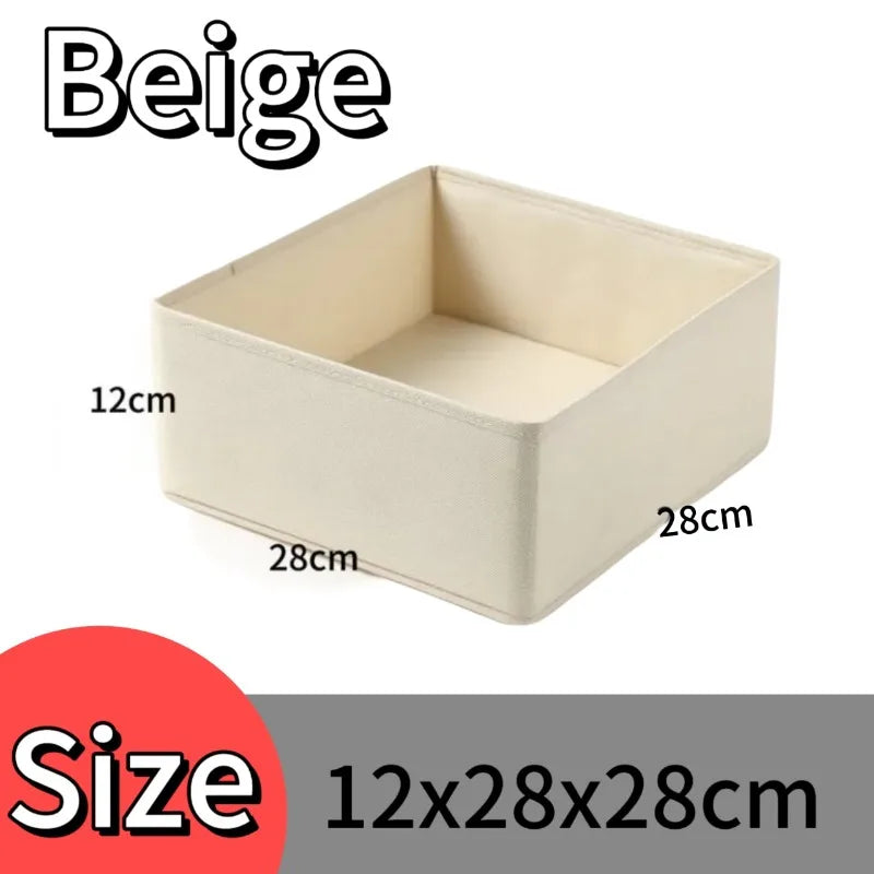 Foldable Wardrobe Storage Box - Cabinet Drawer Organizer for Underwear, Bras, Socks & Pants, Everstock