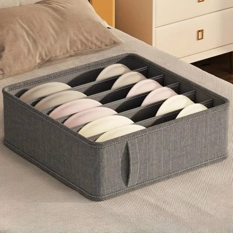 Underwear Drawer Organizer - Non-Woven Fabric Compartment Box for Socks, Bras and Wardrobe Storage, Everstock