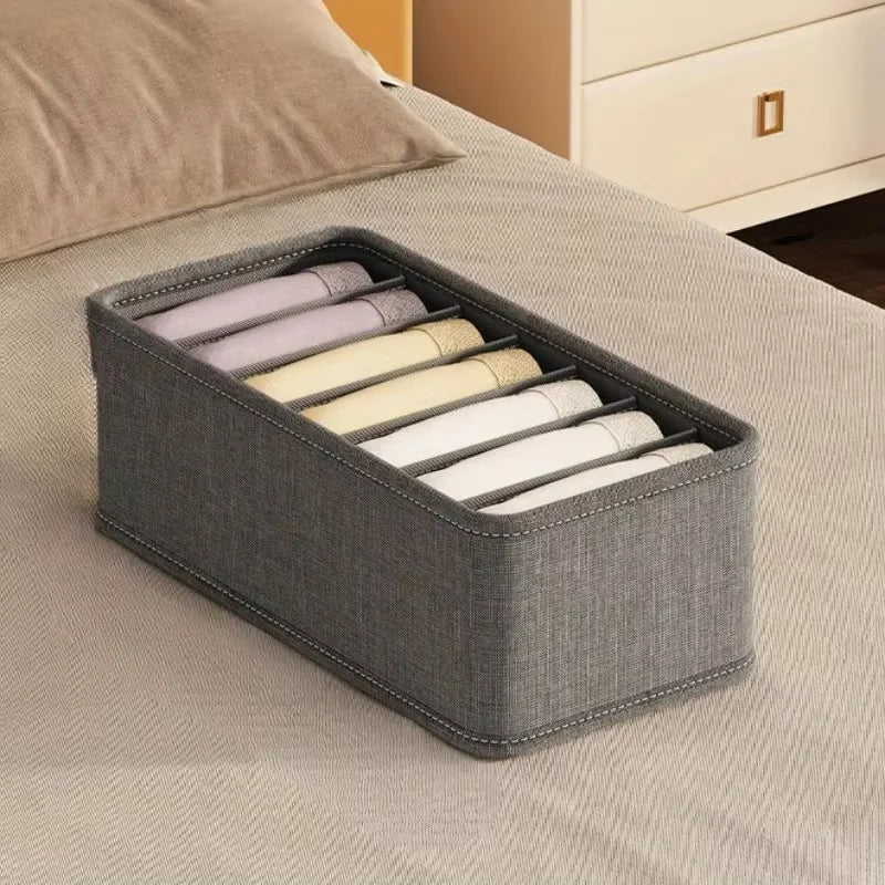 Underwear Drawer Organizer - Non-Woven Fabric Compartment Box for Socks, Bras and Wardrobe Storage, Everstock