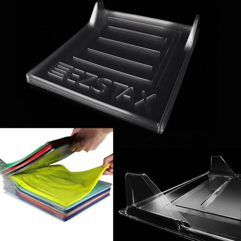 Clothes Folding Board - PVC Shirt Folder and Wardrobe Shelf Divider for T-Shirt and Closet Organization, Everstock
