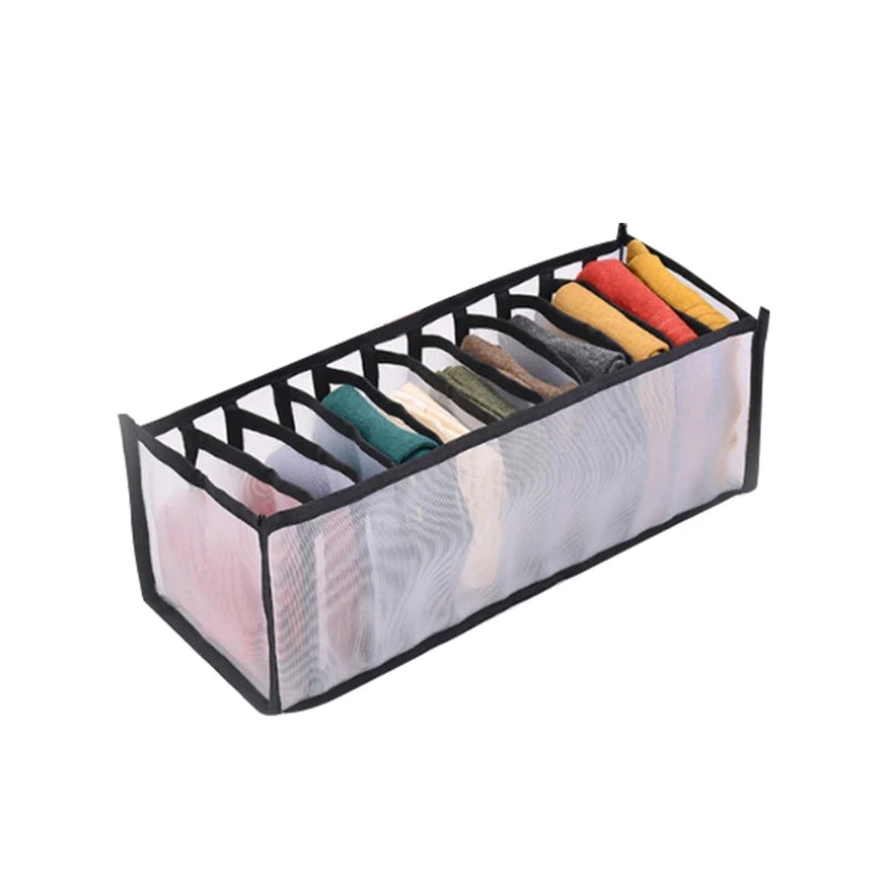 Wardrobe Shelf Divider Organizer - Closet Storage for Clothes, Socks & Underwear, Home Drawer Organization, Everstock