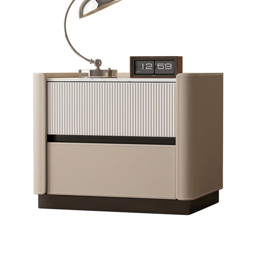 Bedside Nightstand with Storage - Minimalist Modern Bedroom Side Table, 45 x 40 x 50 cm, No Assembly Required, Everstock