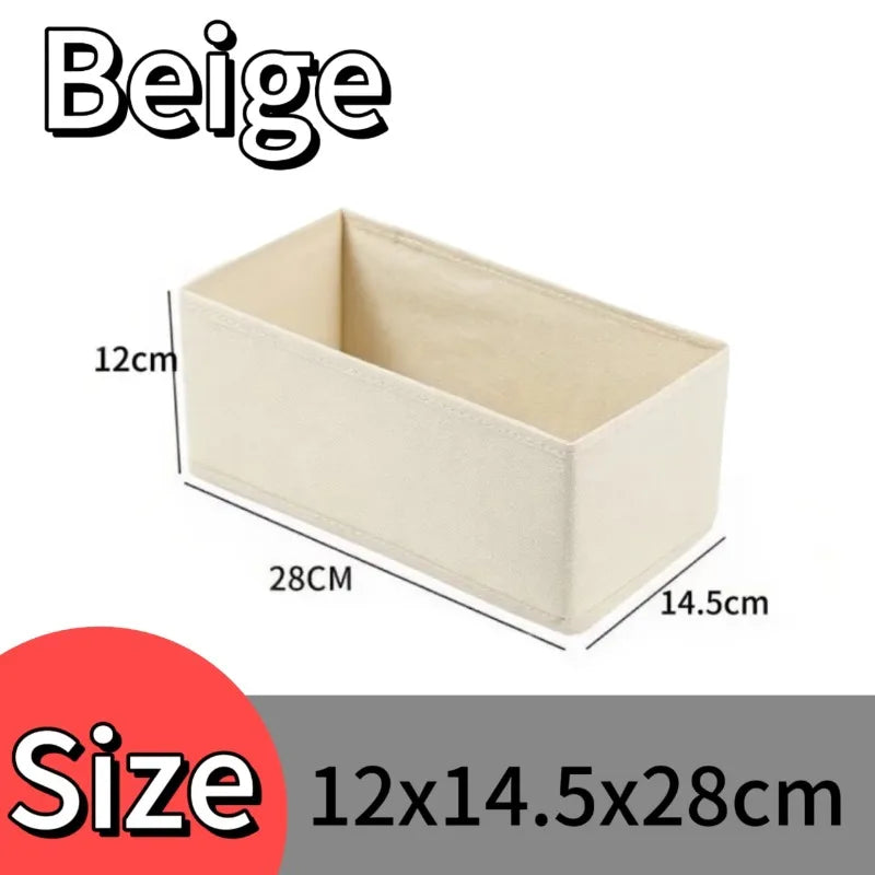 Foldable Wardrobe Storage Box - Cabinet Drawer Organizer for Underwear, Bras, Socks & Pants, Everstock