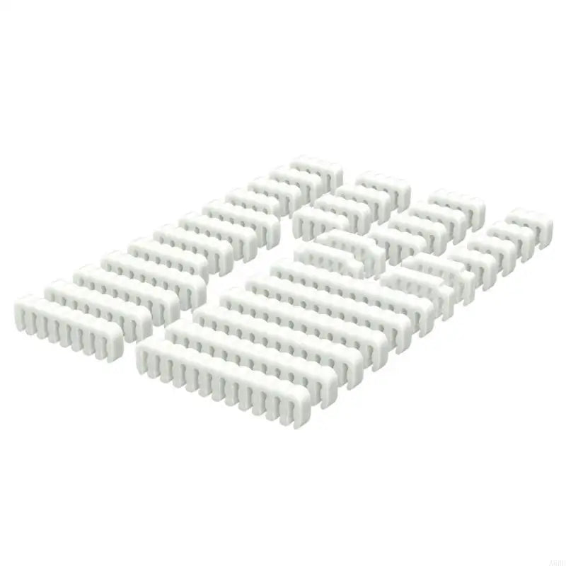 PC Cable Comb Set - 34-Piece Acrylic Power Cable Sleeve Combs for GPU and PSU Wiring, Everstock