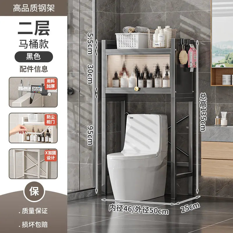 Corner Display Storage Shelf - Skincare & Toothbrush Organizer, Decorative Towel Shelf for Bathroom Countertop, Everstock