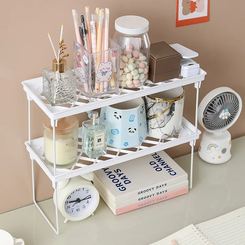 Adjustable Closet Storage Shelf - Multi-Tier Rack for Kitchen & Wardrobe Organization, Everstock