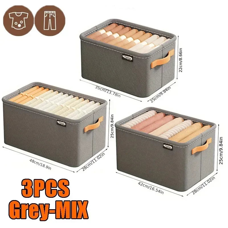 Closet Wardrobe Organizer Box - Underwear, Bra, Sock & Pants Drawer Storage for Bedroom Cabinets, Everstock