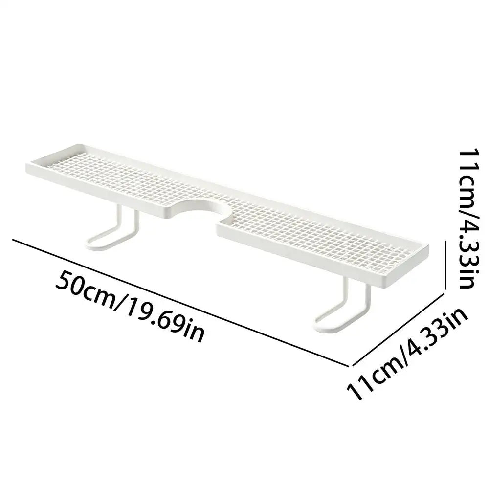 Countertop Sink Organizer - No-Drill Faucet Storage Rack with Quick Drainage, Everstock