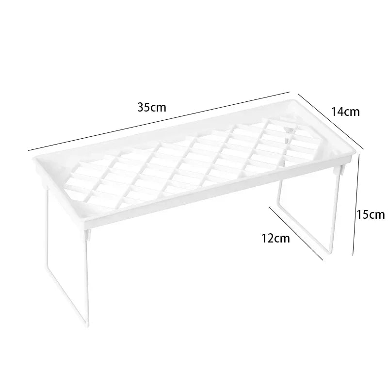Adjustable Storage Shelf Rack - Multi-Tier Closet & Kitchen Organizer, Space-Saving Design, Everstock