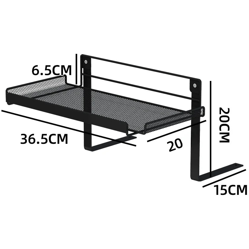 Bedside Storage Rack - No-Drill Bed Mounted Basket for Phones, Books and Bunk Beds, Everstock
