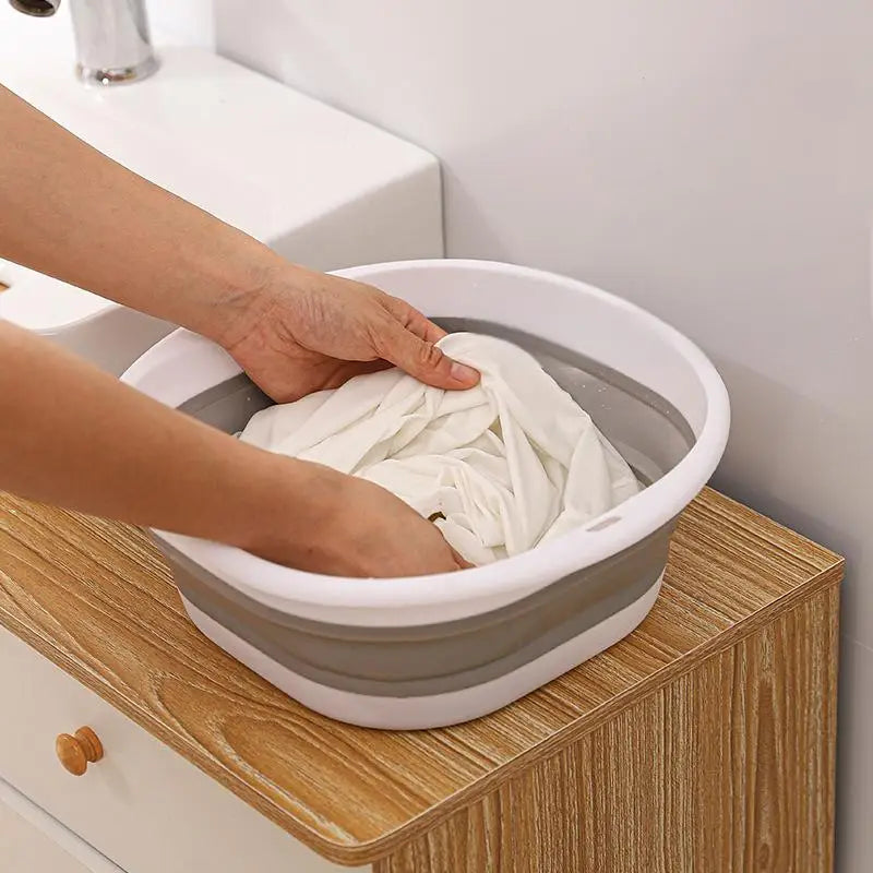 Large Foldable Storage Bin - Plastic Home Organizer Box for Laundry, Travel & Closet Storage, Everstock