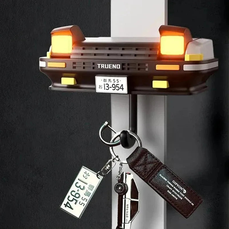 Retro Headlight Key Rack - ABS Wall Key Holder with Hook for Hallway, Garage and Car Enthusiast Gifts, Everstock