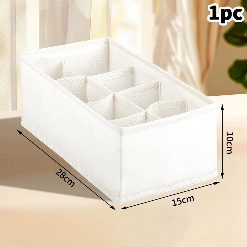 Wardrobe Drawer Organizer Set - Foldable Fabric Dividers for Clothing, Underwear, Socks & Bra Storage, Everstock