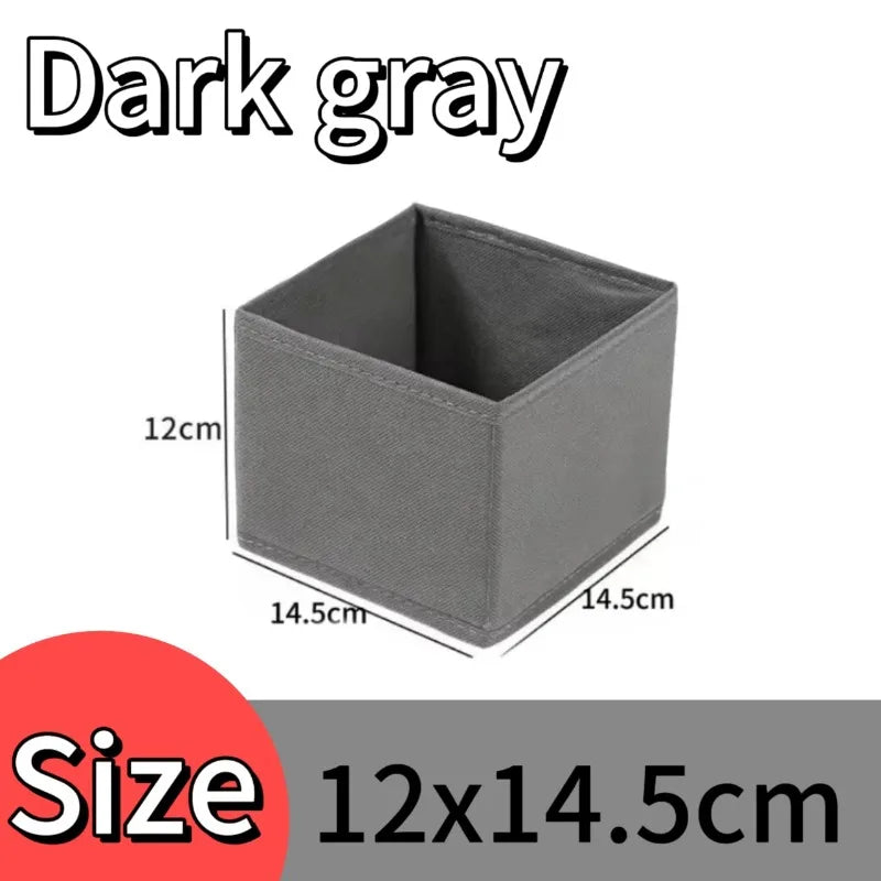 Foldable Wardrobe Storage Box - Cabinet Drawer Organizer for Underwear, Bras, Socks & Pants, Everstock