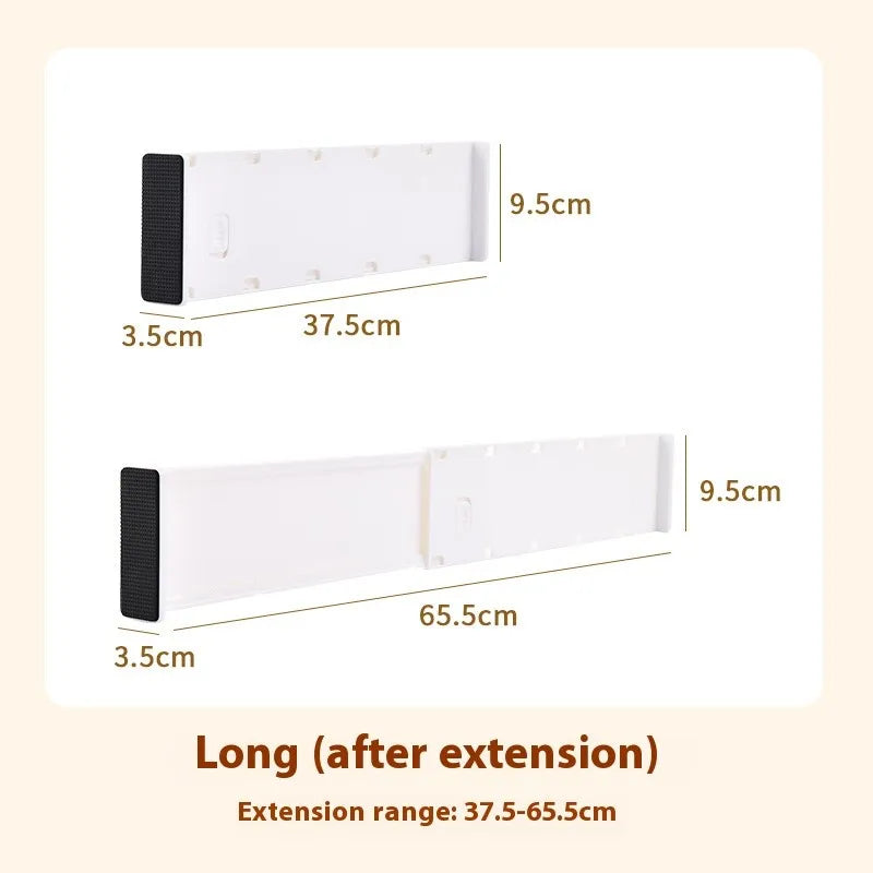 Expandable Drawer Divider - PP Partition Board for Underwear, Socks, Clothes & Kitchenware, Dresser Drawers, Everstock