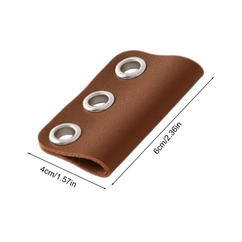Pen Holder Clip - PU Leather and Metal Pen Loop for Journals, Notebooks and Loose-Leaf Planners, Everstock