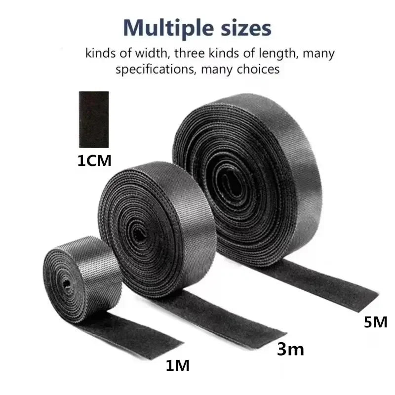 Reusable Cable Ties - Tearable Roll Cord Organizer Straps for Chargers, Desk Leads and Travel, Everstock