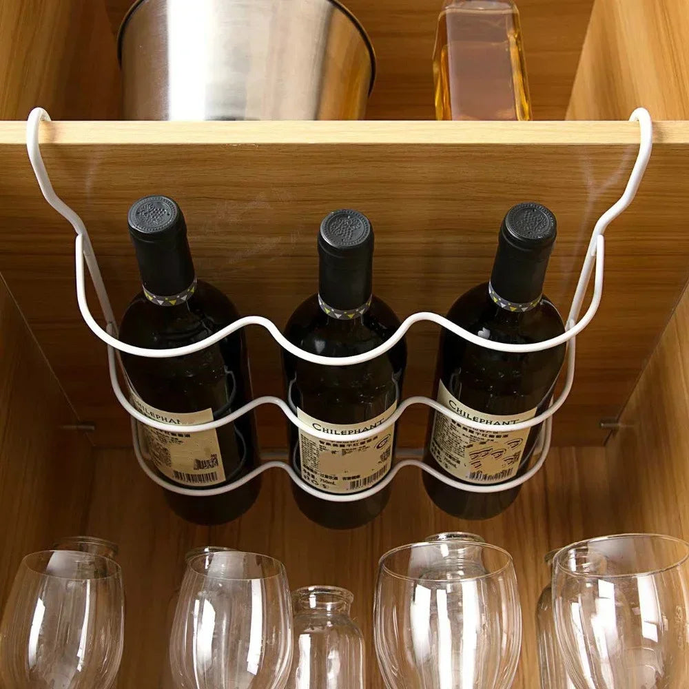 Fridge Bottle Organizer Rack - Self-Sliding Beer & Wine Holder Shelf for Refrigerator Storage, Everstock