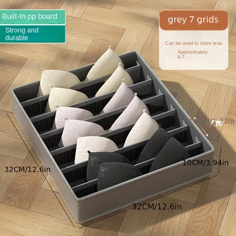 Underwear Drawer Organizer Set - Storage Boxes for Socks, Panties & Bras, Cabinet & Wardrobe Storage, Everstock