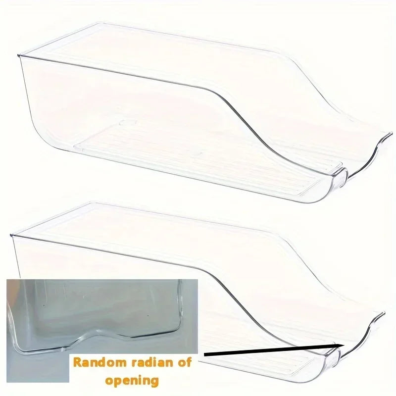 Refrigerator Can Dispenser Organizer - Auto-Rolling Soda Can Storage Bin for Fridge & Pantry, Everstock