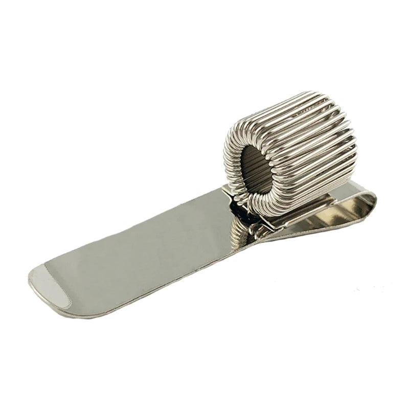 Metal Pen Holder Clip - Expandable Pen Loop for Notebooks, Planners and Clipboards, Rust-Resistant, Everstock