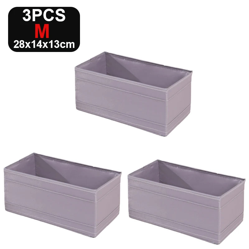 Foldable Compartment Storage Box - Wardrobe Organizer for Underwear, Jeans & Socks, Everstock