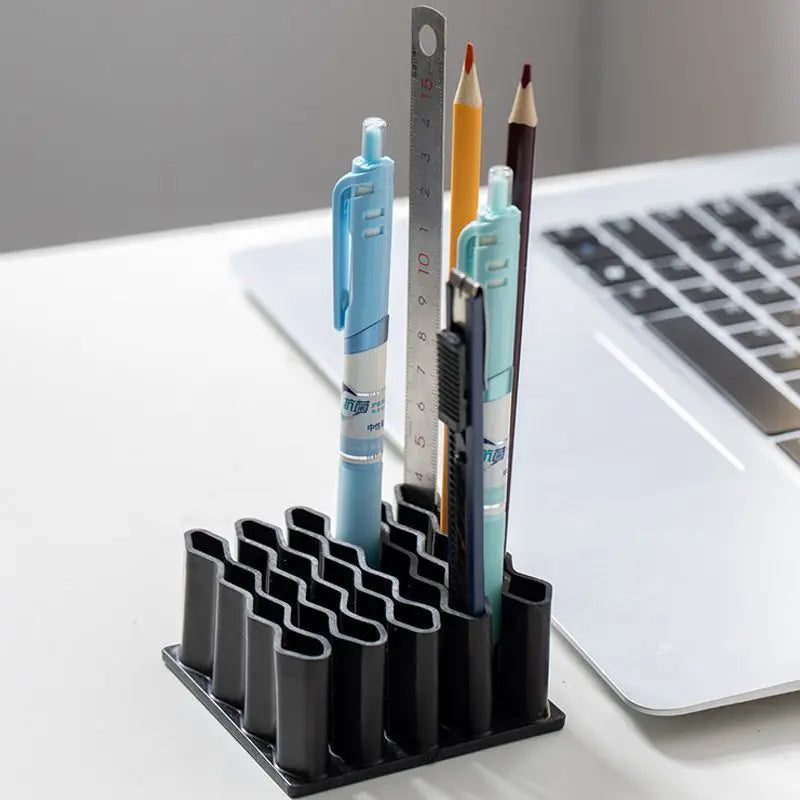 Compartment Desk Organizer - Sectioned Storage Stand for Pens, Tubes and Small Supplies, Trimmable, Everstock