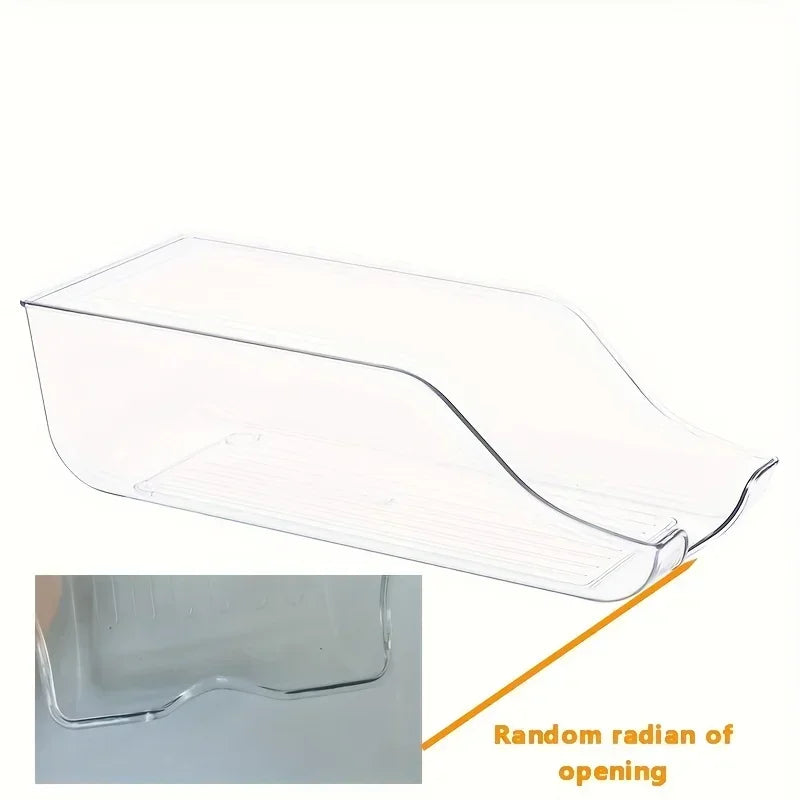 Refrigerator Can Dispenser Organizer - Auto-Rolling Soda Can Storage Bin for Fridge & Pantry, Everstock