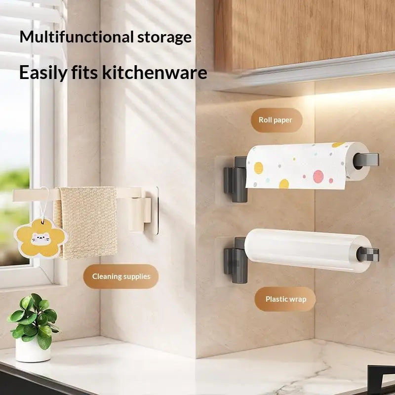 Dishcloth Holder Organizer - Wall-Mounted Rotating Drainage Rack for Sponges, Towels & Cleaning Cloths, Everstock