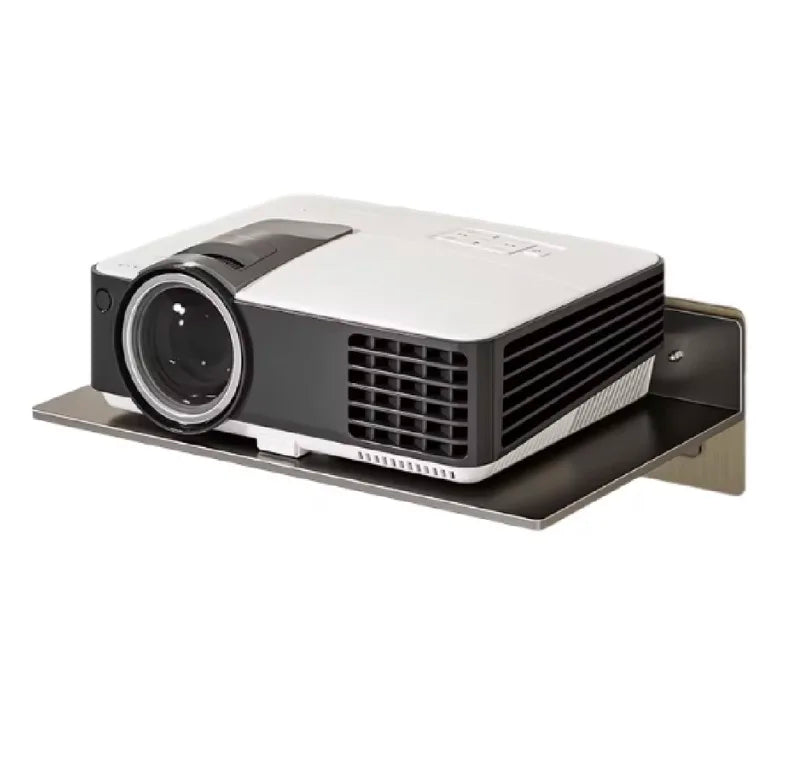 Wall-Mounted Router Shelf - No-Drill Stainless Steel Floating Rack for Projector, Set-Top Box & Camera, Everstock