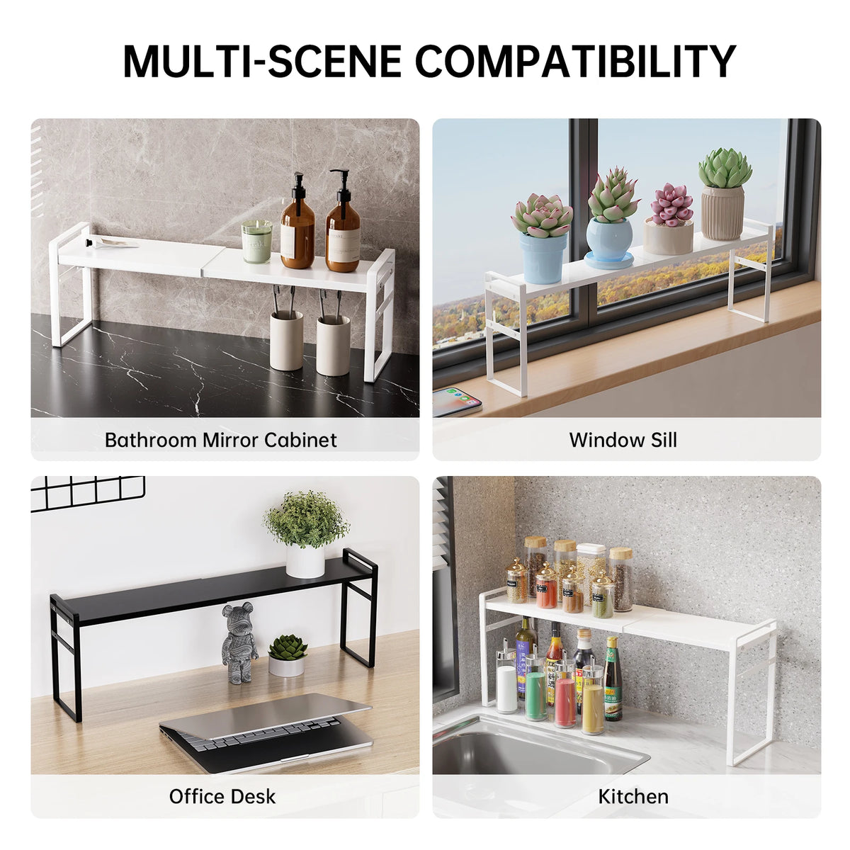 Bathroom Mirror Cabinet Storage Box - Partitioned Layered Organizer for Cosmetics & Toiletries, Everstock