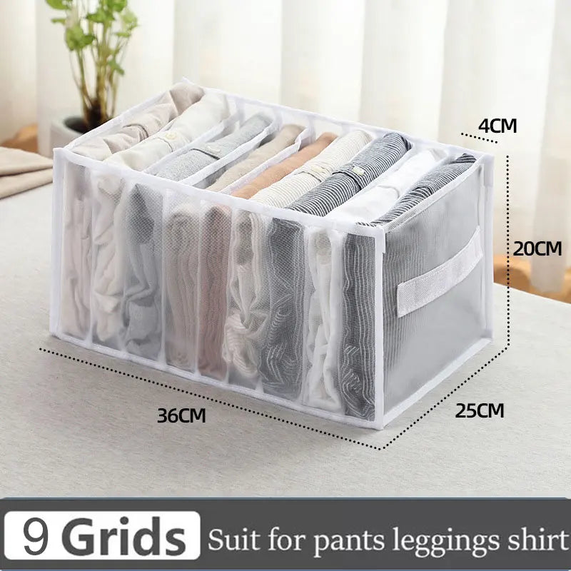 Closet Underwear Organizer Box - Wardrobe Drawer Dividers for Bras, Socks & Folded Clothes, Everstock
