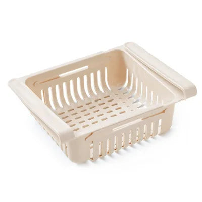 Fridge Shelf Hanging Drawer - Retractable Under-Shelf Basket Organizer for Refrigerator Storage, Everstock