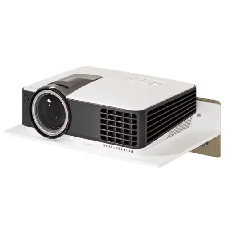Wall-Mounted Router Shelf - No-Drill Stainless Steel Floating Rack for Projector, Set-Top Box & Camera, Everstock
