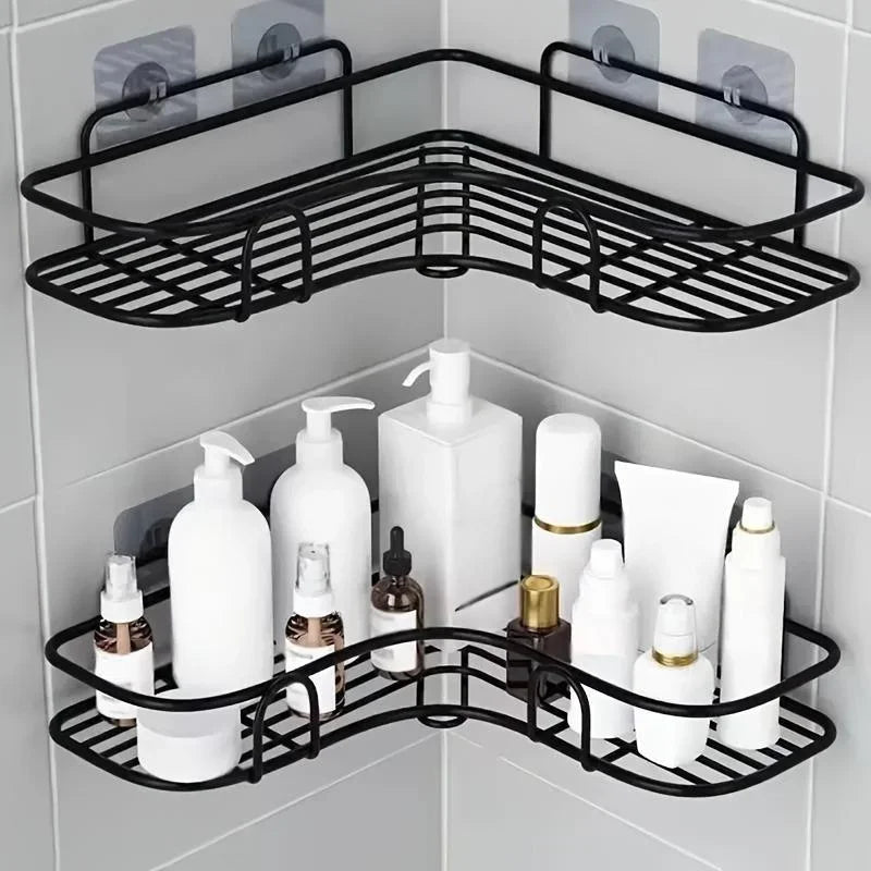 Triangle Shower Shelf - No-Drill Shampoo Storage Rack Holder for Bathroom, Everstock