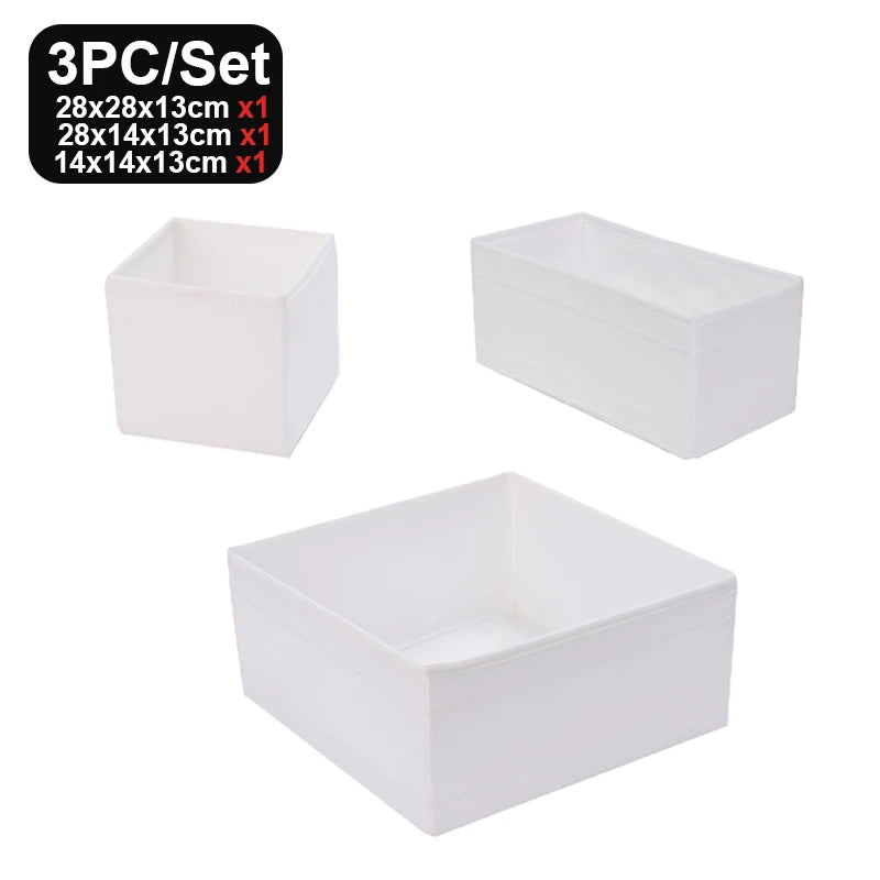 Foldable Compartment Storage Box - Wardrobe Organizer for Underwear, Jeans & Socks, Everstock