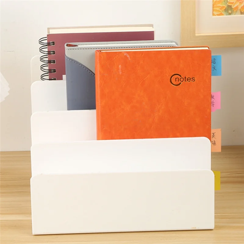 4-Section Desktop File Organizer - Folder Sorter for Mail, Stationery and Electronics, 22.7 x 17.7 x 17.7 cm, Everstock