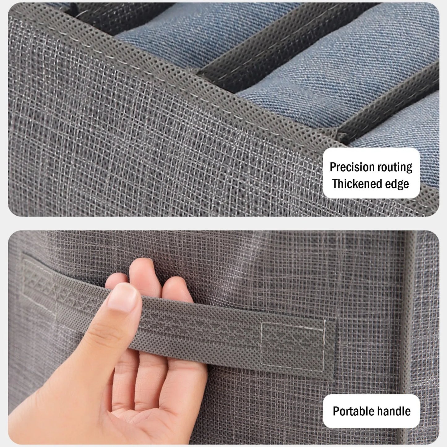 Closet Clothes Organizer Box - Cabinet Drawer Storage for Pants, Jeans, T-Shirts & Underwear, Everstock