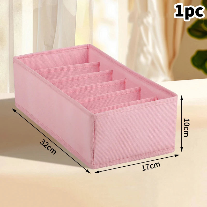 Wardrobe Drawer Organizer Set - Foldable Fabric Dividers for Clothing, Underwear, Socks & Bra Storage, Everstock