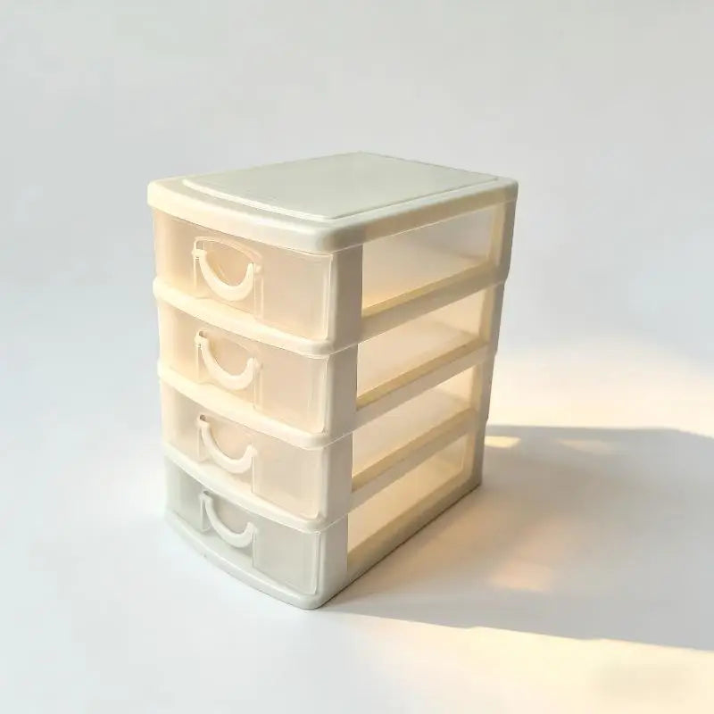 Jewelry Storage Box with Drawers - 4-Layer Clear Organizer for Rings, Earrings & Small Accessories, Everstock