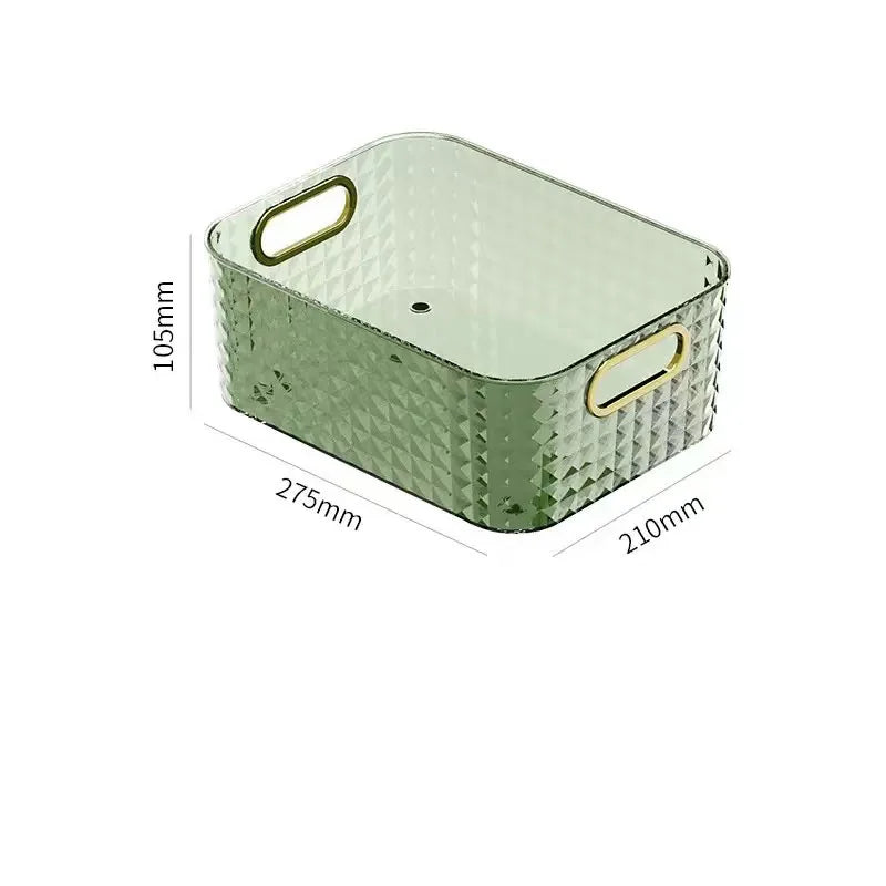 Desktop Storage Box - Compact Open Sundries Organizer for Bedroom, Dorm Room & Home Essentials, Everstock