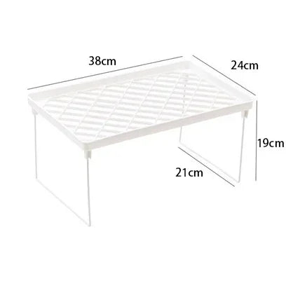 Adjustable Storage Shelf Rack - Multi-Tier Closet & Kitchen Organizer, Space-Saving Design, Everstock