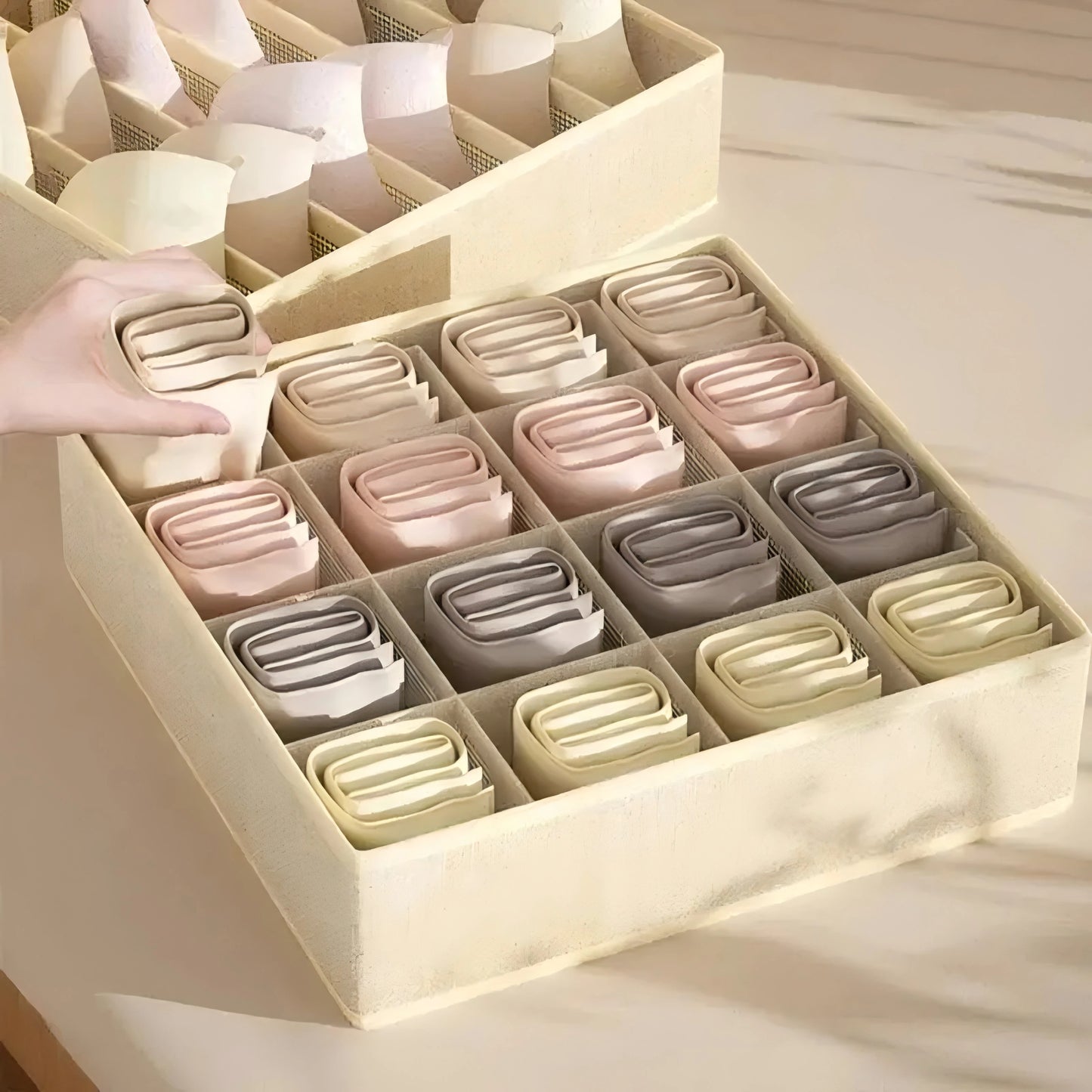 Underwear Drawer Organizer Boxes - Cabinet Storage for Bras, Socks & Underwear in Closets, Everstock