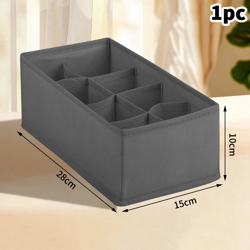 Wardrobe Drawer Organizer Set - Foldable Fabric Dividers for Clothing, Underwear, Socks & Bra Storage, Everstock