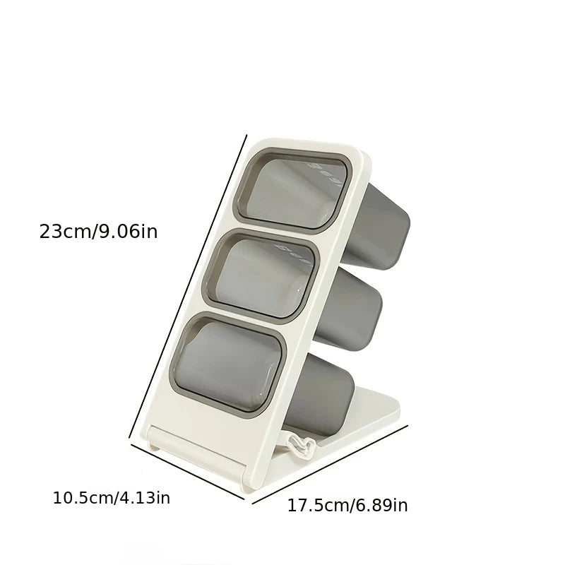 Large-Capacity Pen Holder Desk Organizer - Oblique Plastic Pencil Storage Box for Stationery, Brushes and Makeup, Everstock